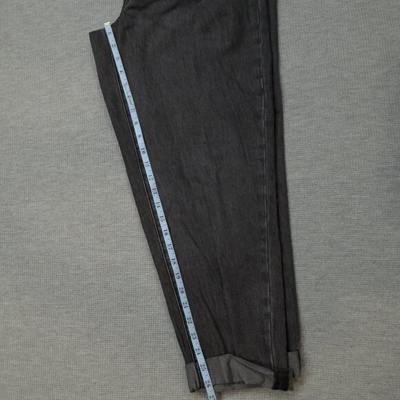 Isabel Maternity Boyfriend Black Jeans Ingrid Isabel Power Stretch Size 10 NWT - Picture 12 of 16